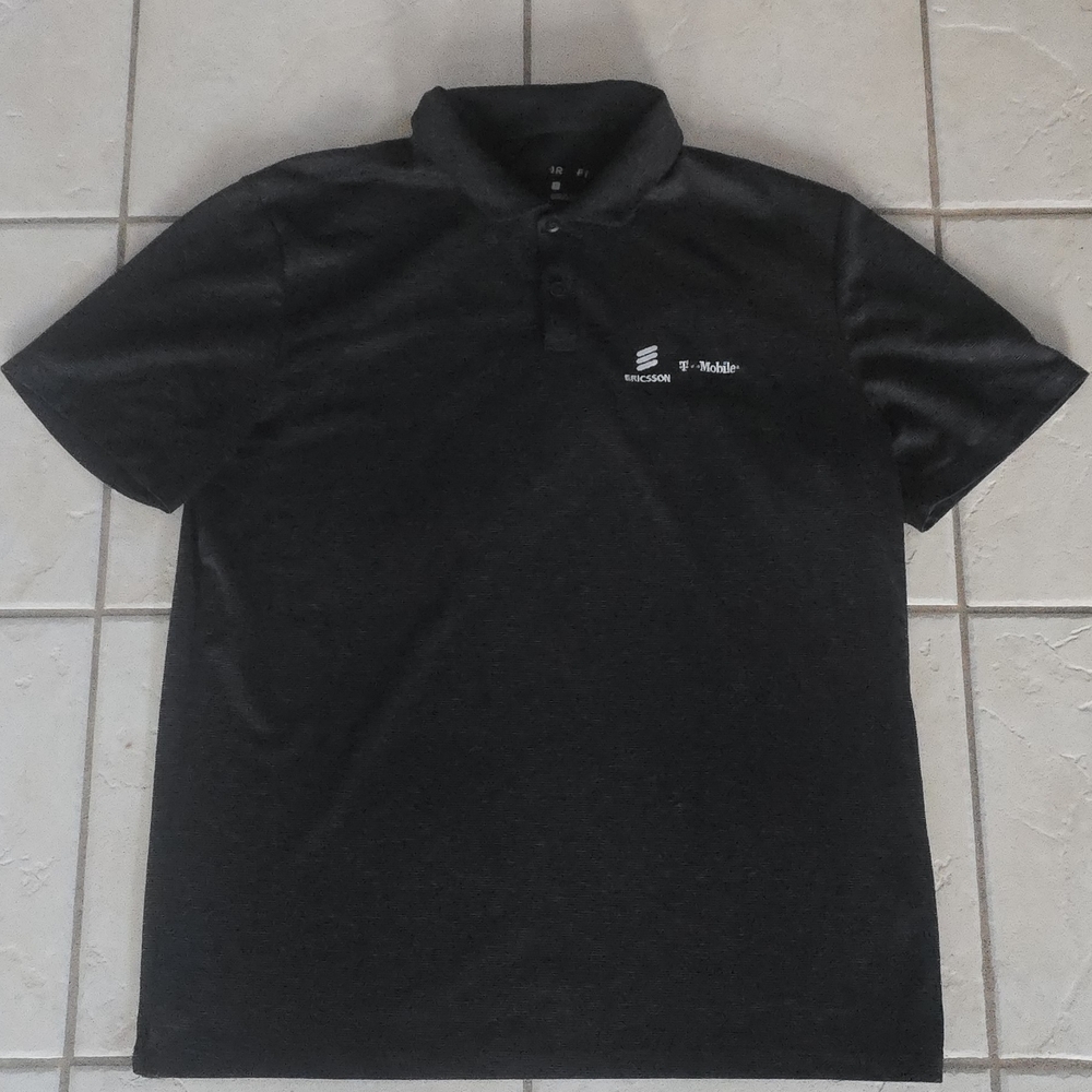Black Polo Shirt Ericson T-Mobile